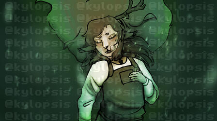 secret santa art! oc by moon'flower