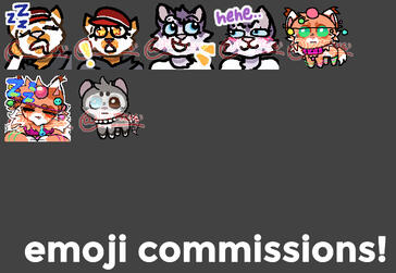 emoji commissions