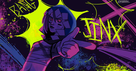 jinx arcane art