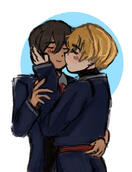 yi sang + sinclair half body